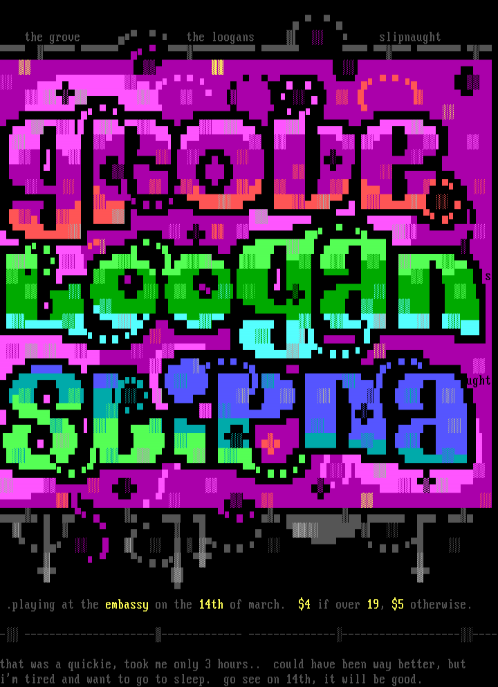 grove, loogans, slipnaught playing by warpus