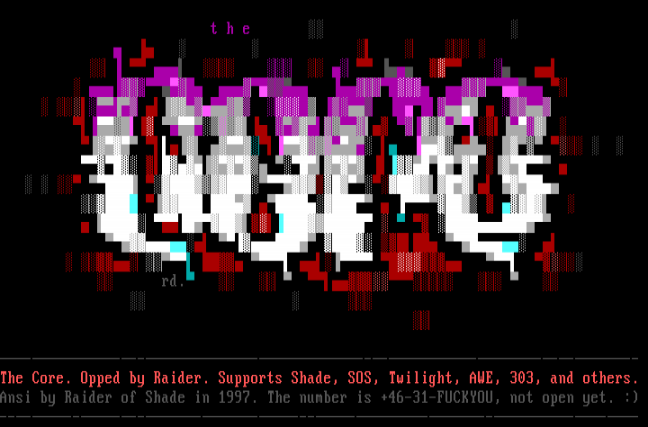 the core by raider