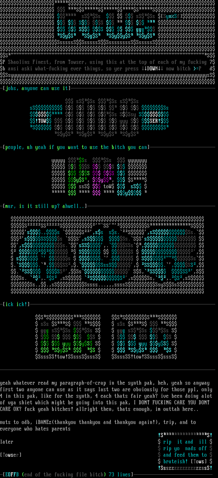 Ascii Collection by Towser