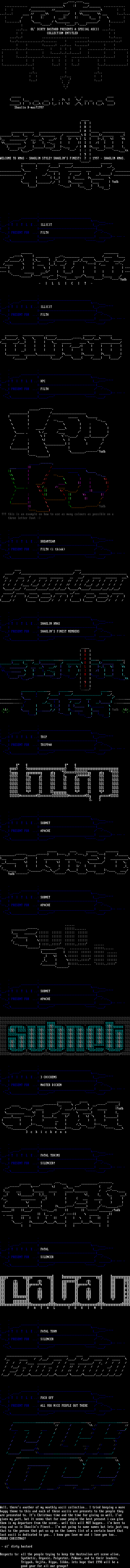 Ascii Collection 4 by Ol' Dirty Bastard