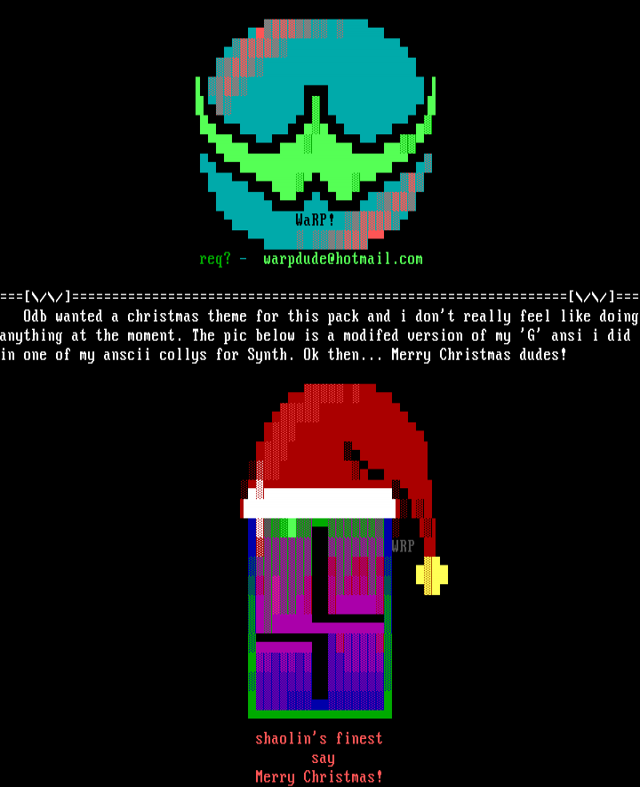 SF Say Merry Christmas! by WaRP!