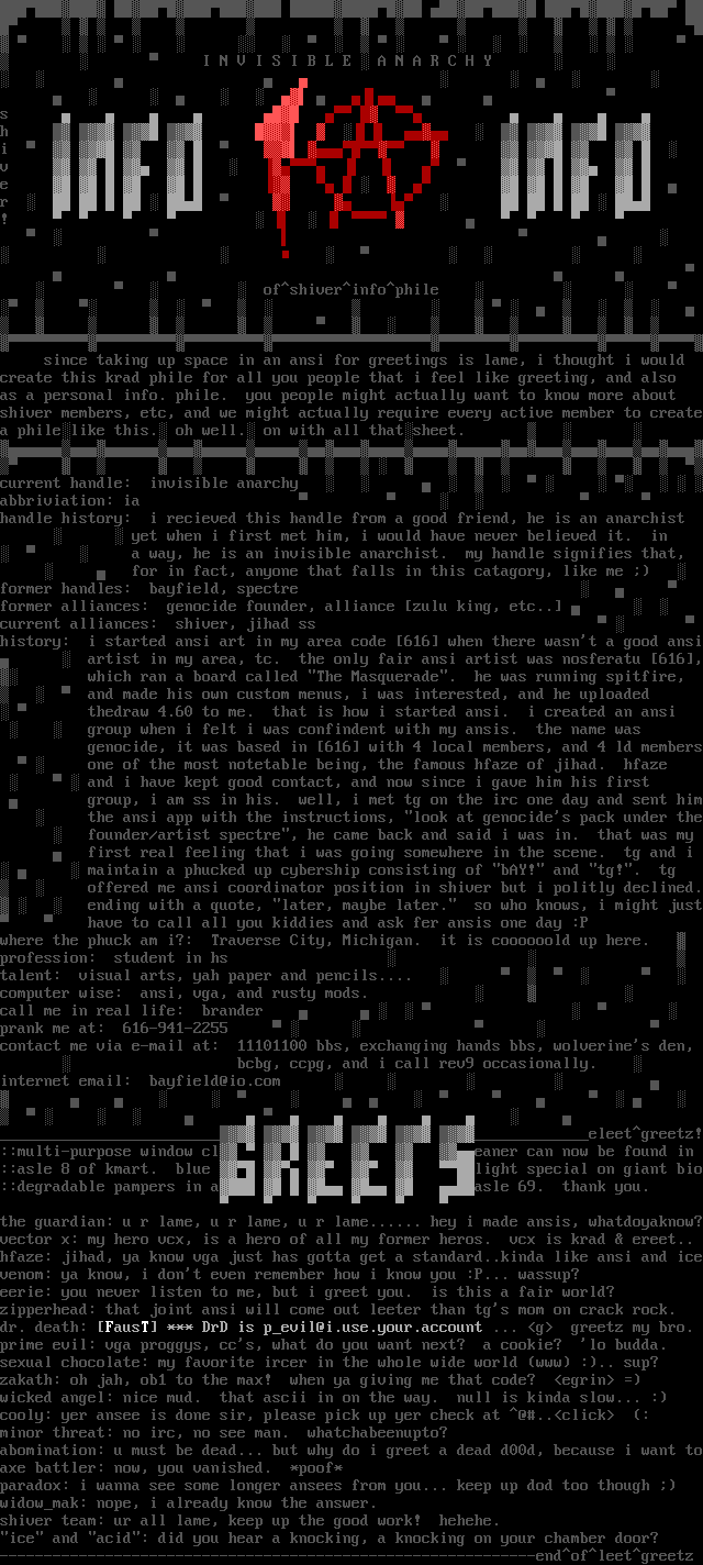 Info About Invisible Anarchy by Invisible Anarchy