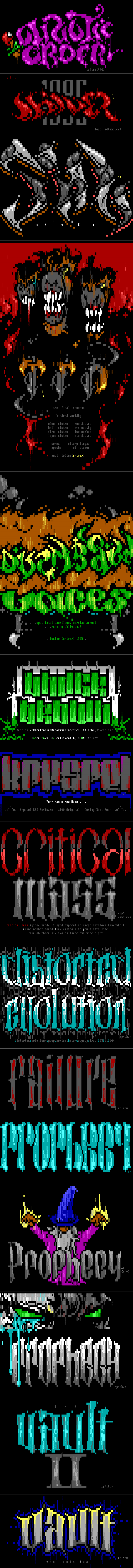 SHIVER April 1965 Logos by Shiver