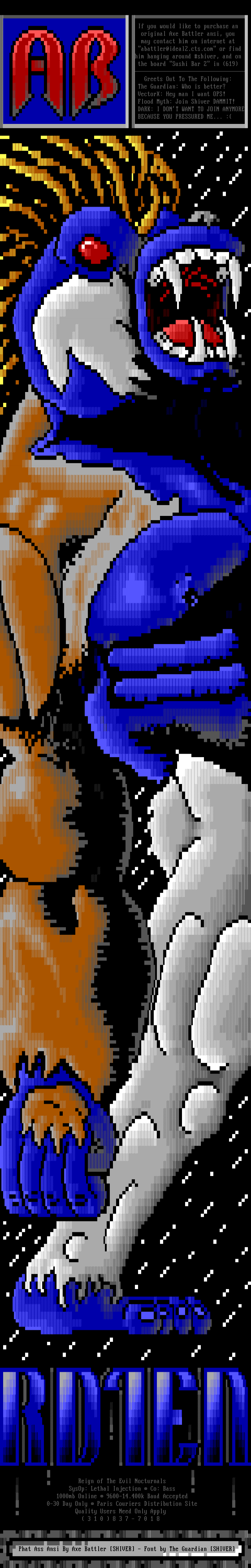 Reign of The Evil Nocturnals by Axe Battler