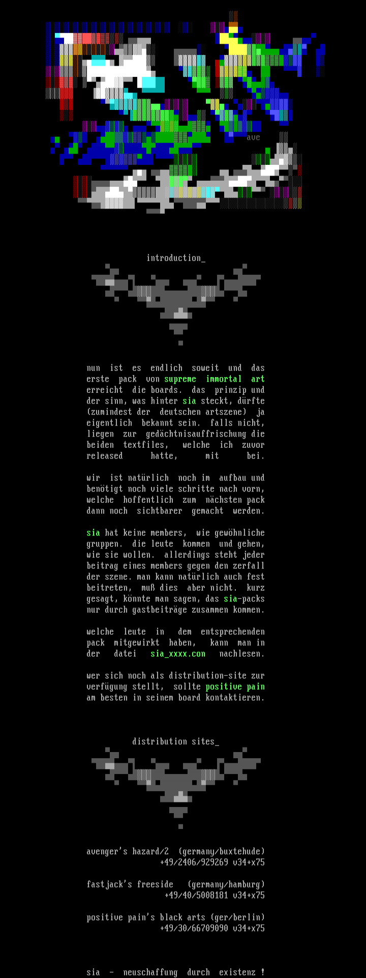 sia_0199 german-nfo by pos / avenger