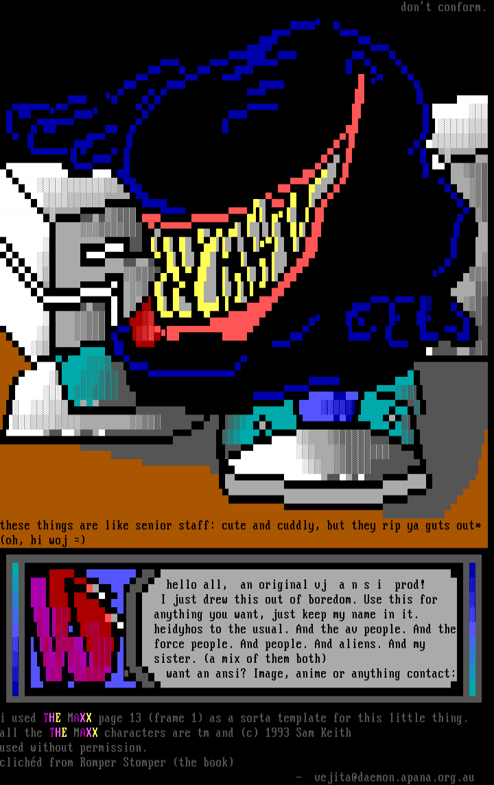 Thingy-with-big-teeth. (Not Maxx) by Vejita