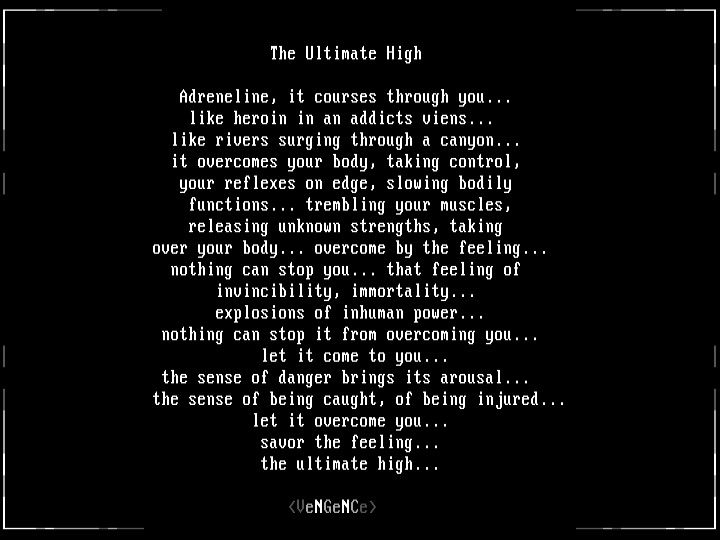 The Ultimate High by Vengence