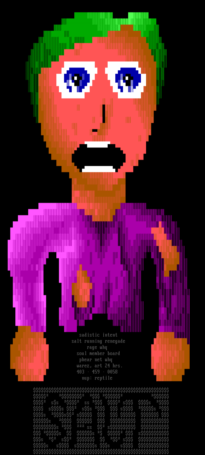 ruddy by sadistic intent