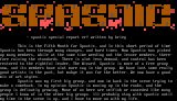 Spastic report by Krieg