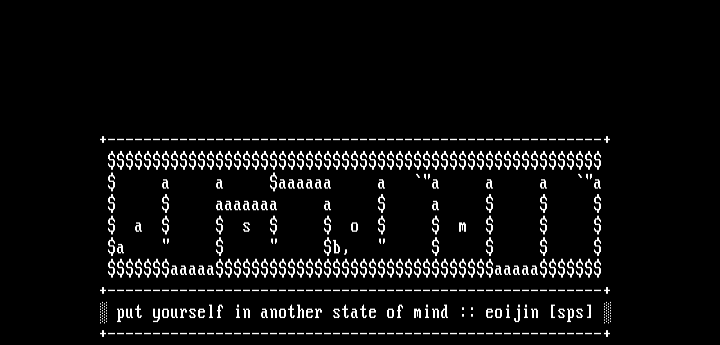 another state of mind ascii by eojin