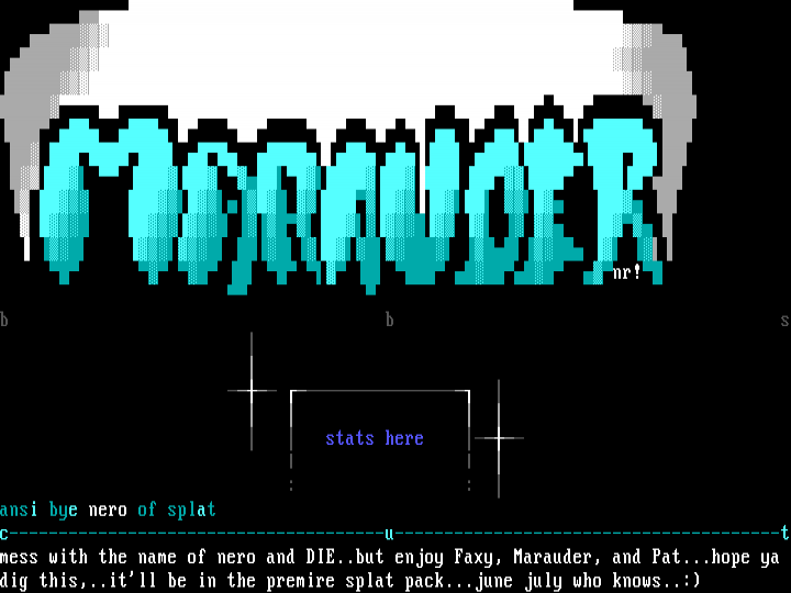 Marauder BBS by Nero