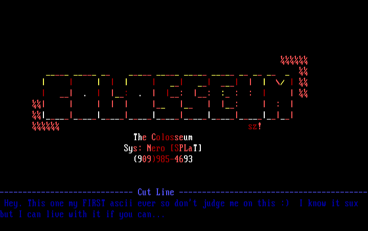 Colosseum ASCii by Seize