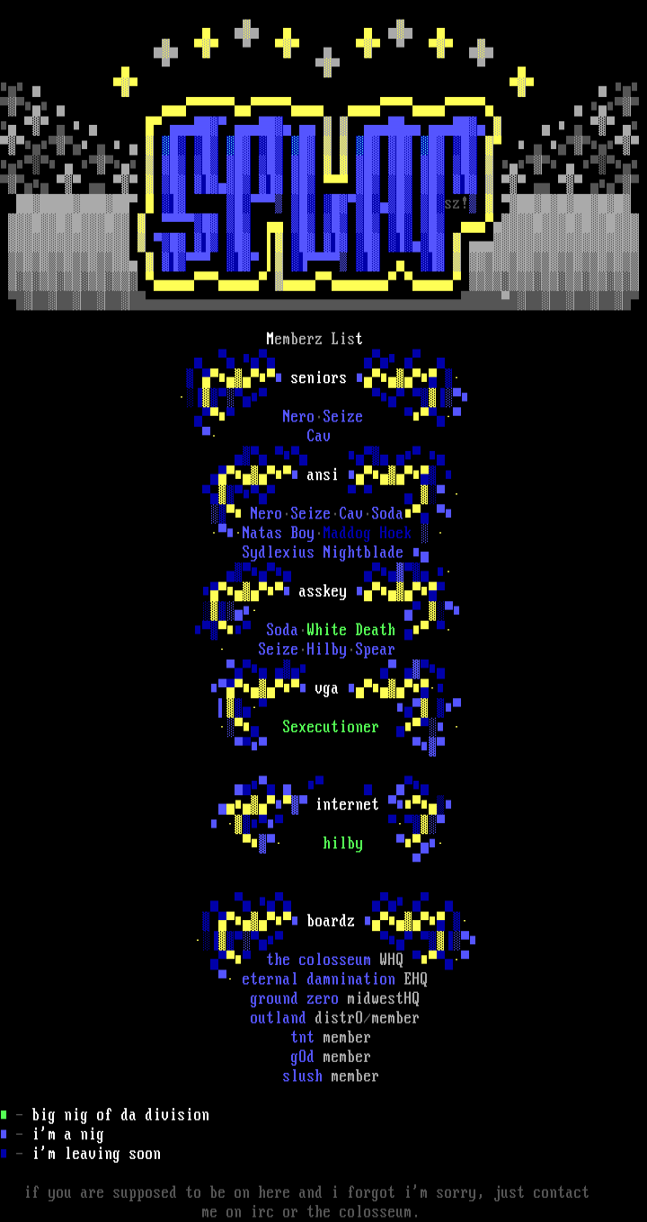 Member List by The Staff