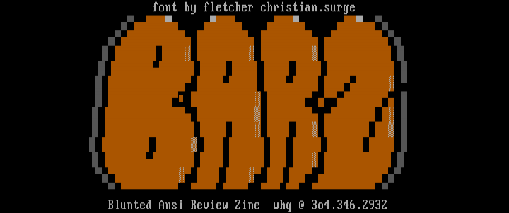 Blunted Ansi Review Zine by Fletcher Christian