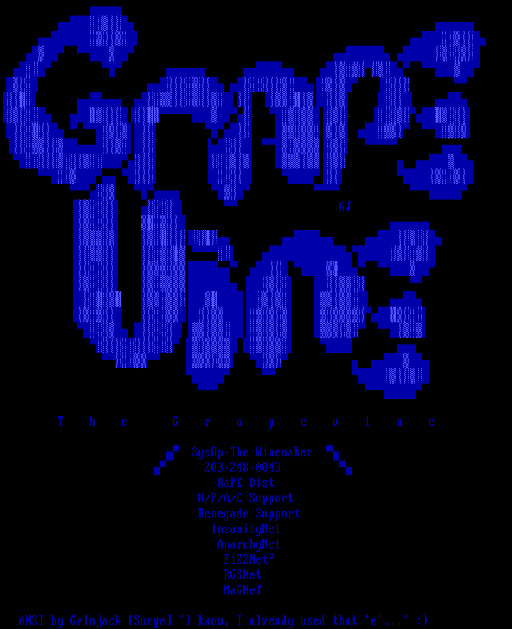 The Grapevine Logon by Grimjack