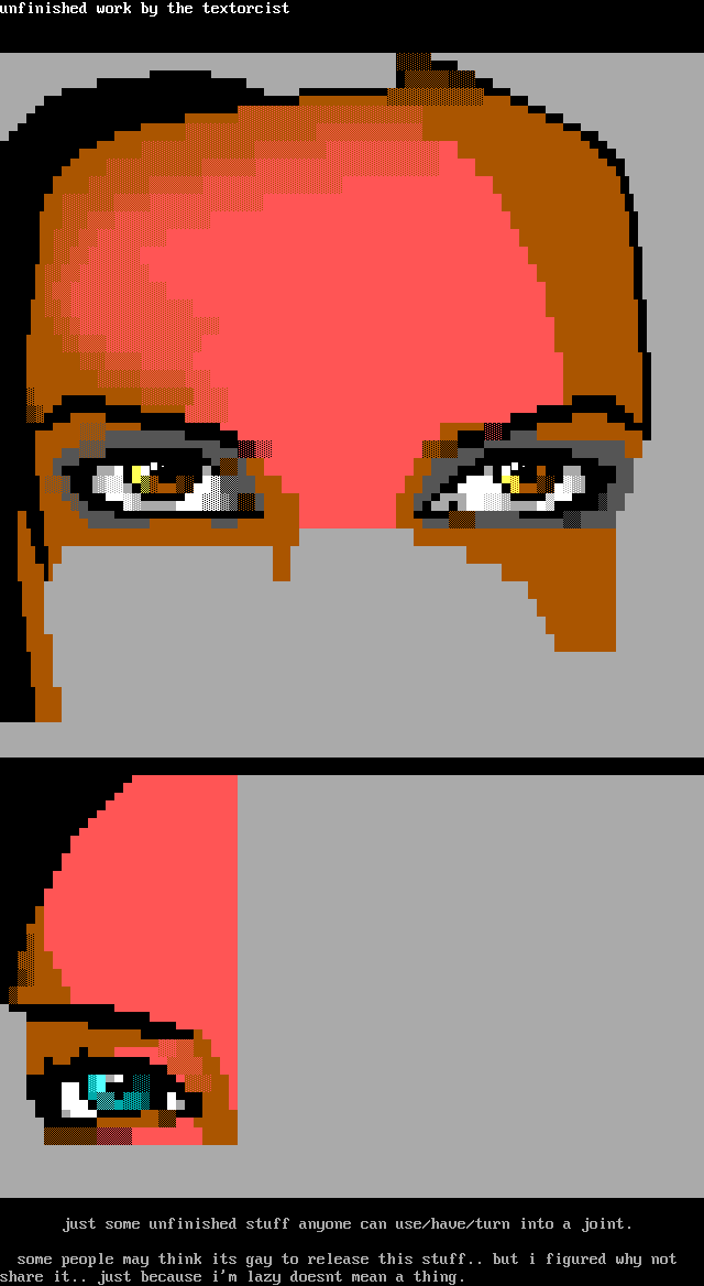 some unfinished shit by The Textorcist