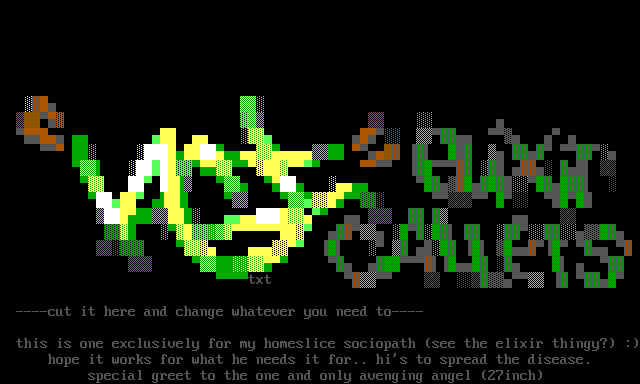Elixir (LC SCREEN) by The Textorcist