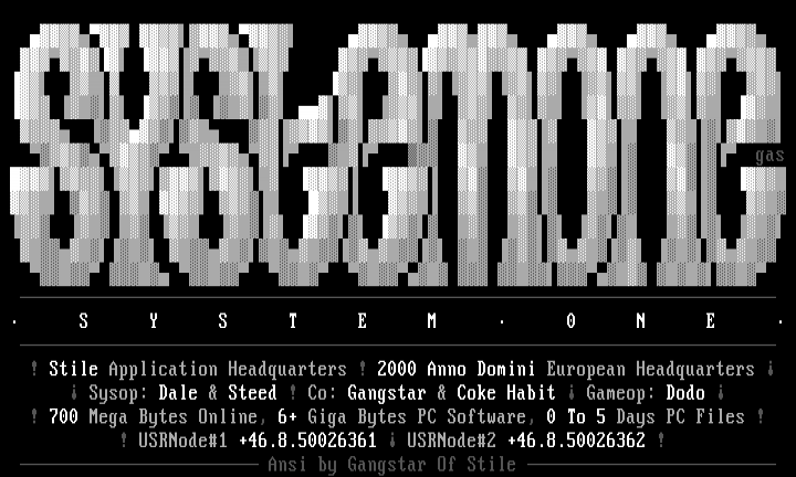 System One by Gangstar