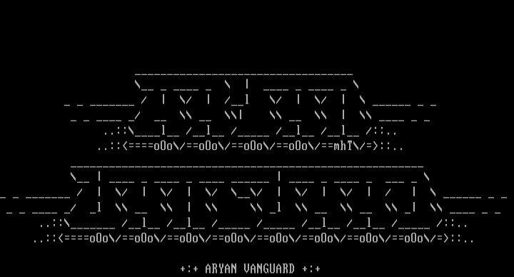 Aryan Vanguard Logo by Manhunter