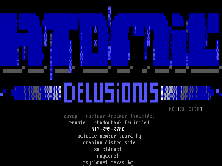 Atomic Delusions ANSi by Nuclear Dreamer