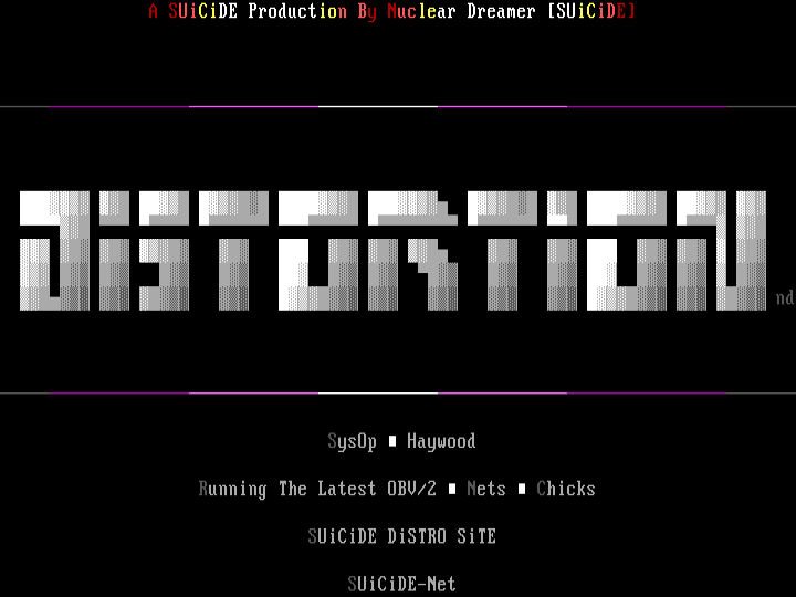 Distortion Font by Nuclear Dreamer