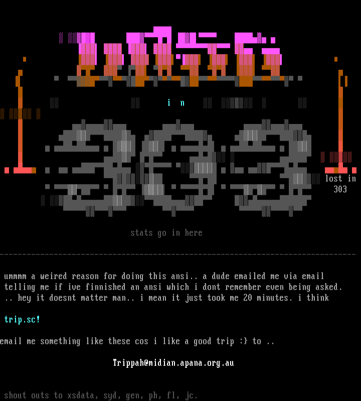 Lost in 303! by Trippah