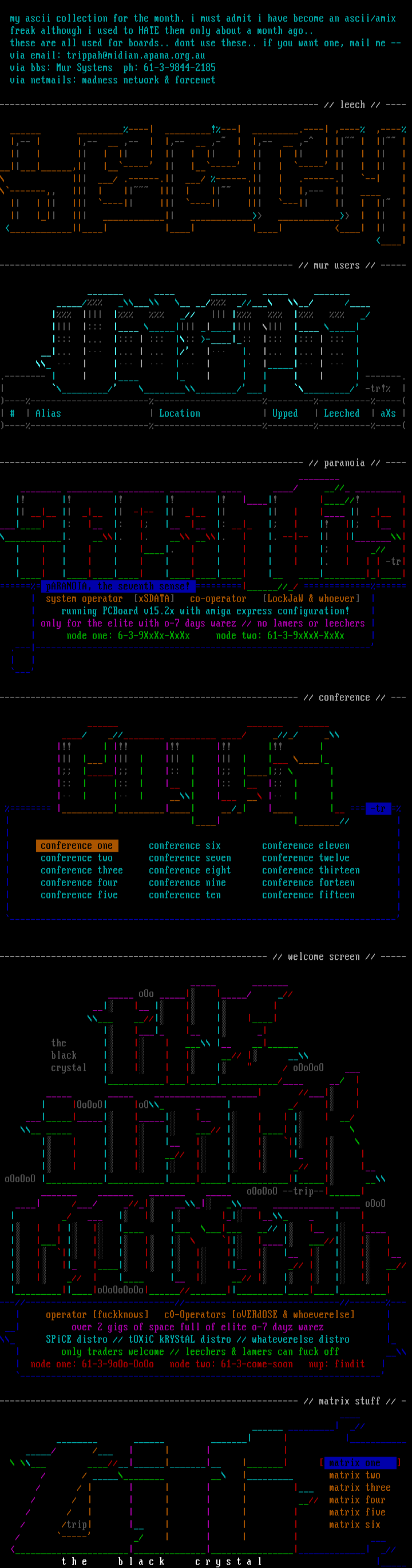Trip's Ascii Colly! by Trippah