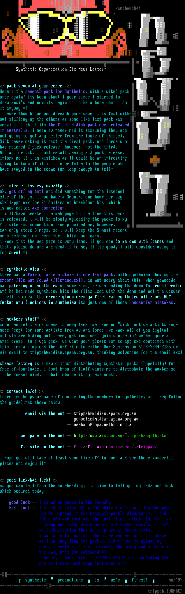 Synthetic Pack Seven News! by Synthetic