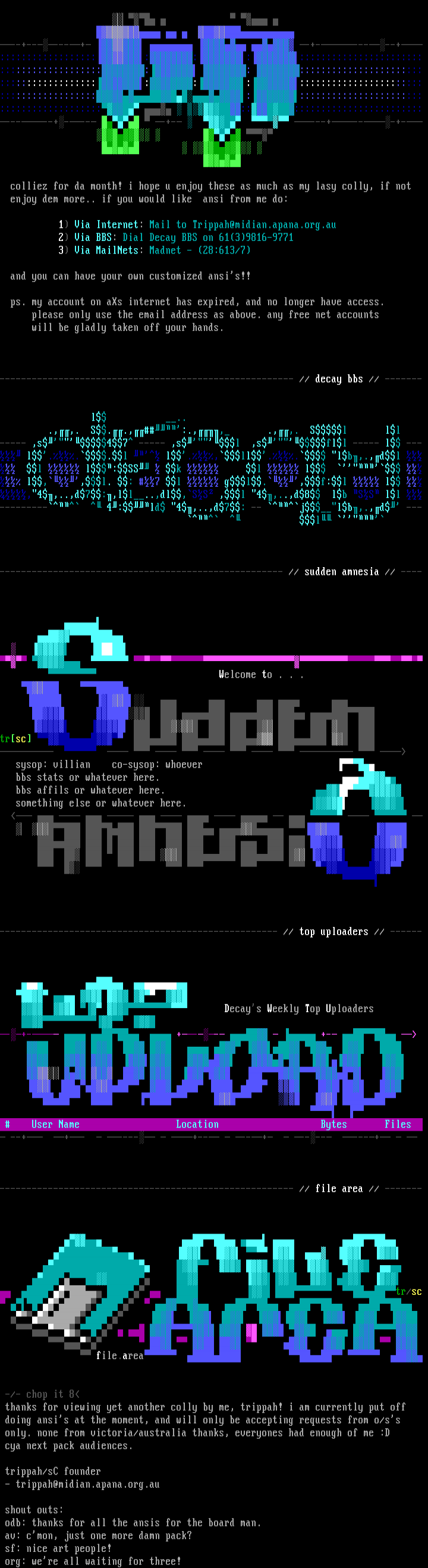 Ansi Colly #14 by Trippah