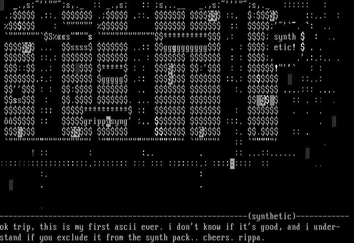 Ascii attempt #1 by Rippa