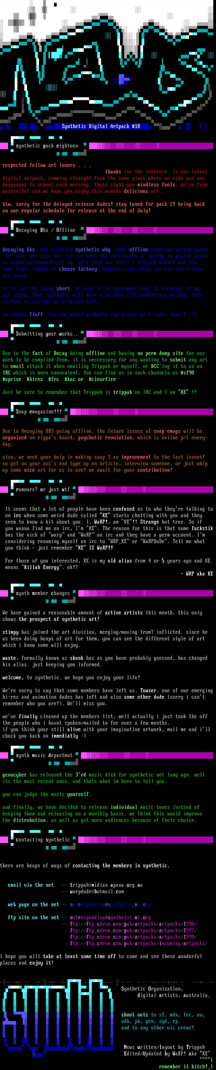 Pack 18 News File by Synthetic