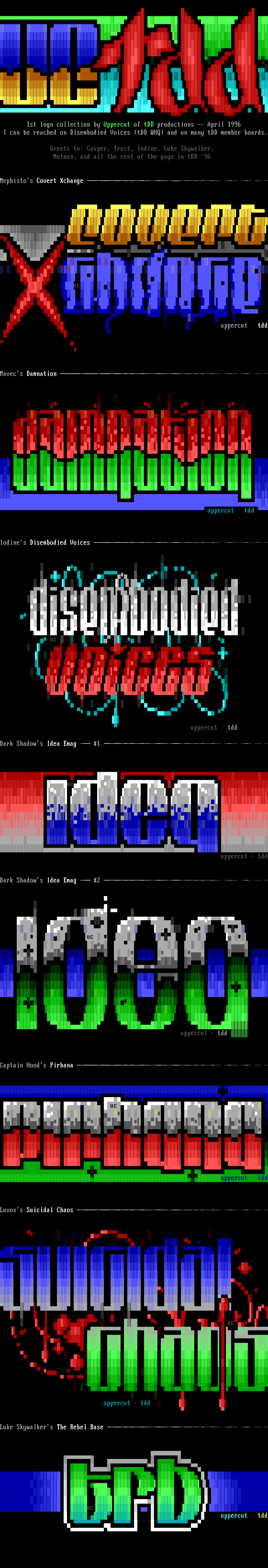 Uppercut's Logo Collection #1 by Uppercut