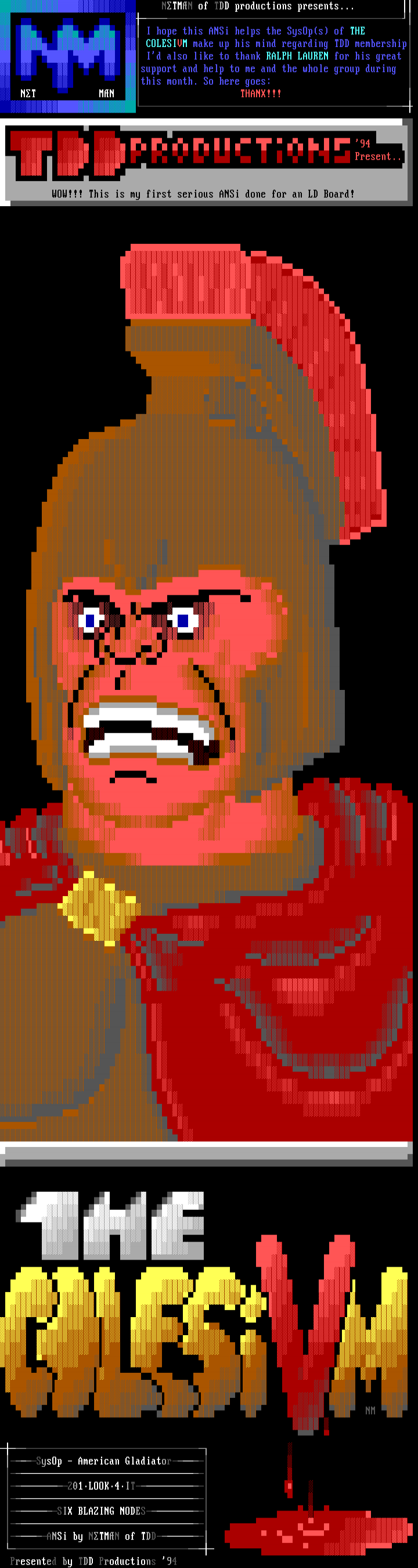 The CLESIVM (COLESIUM) ANSi by NETMAN