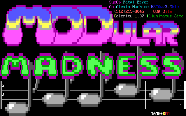 Modular Madness BBS Ad by Tank