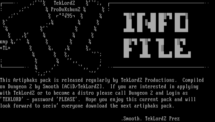TekLordZ Info Phile by Smooth