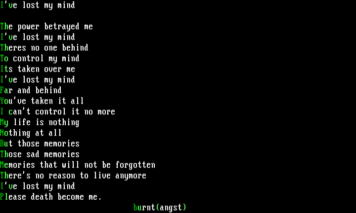 i've lost my mind! by burnt