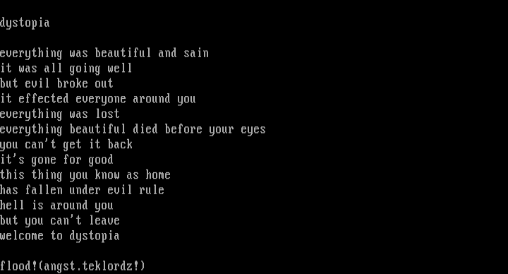 Dystopia by Flood