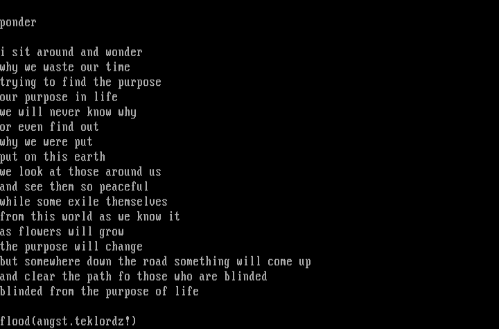 Ponder by Flood