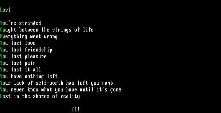 lost by flood