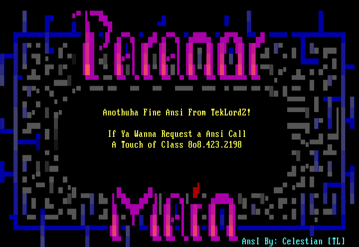 Paranor Menu Template by Celestian