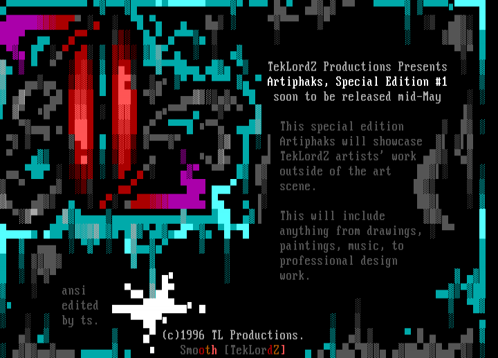 Project: Artiphaks Spec. Ed. #1 by TL Senior Staff