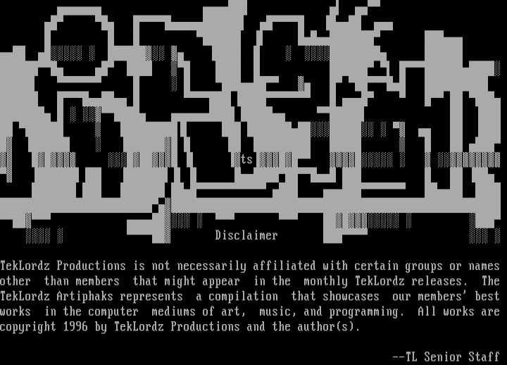 0496 Disclaimer by TL Senior Staff
