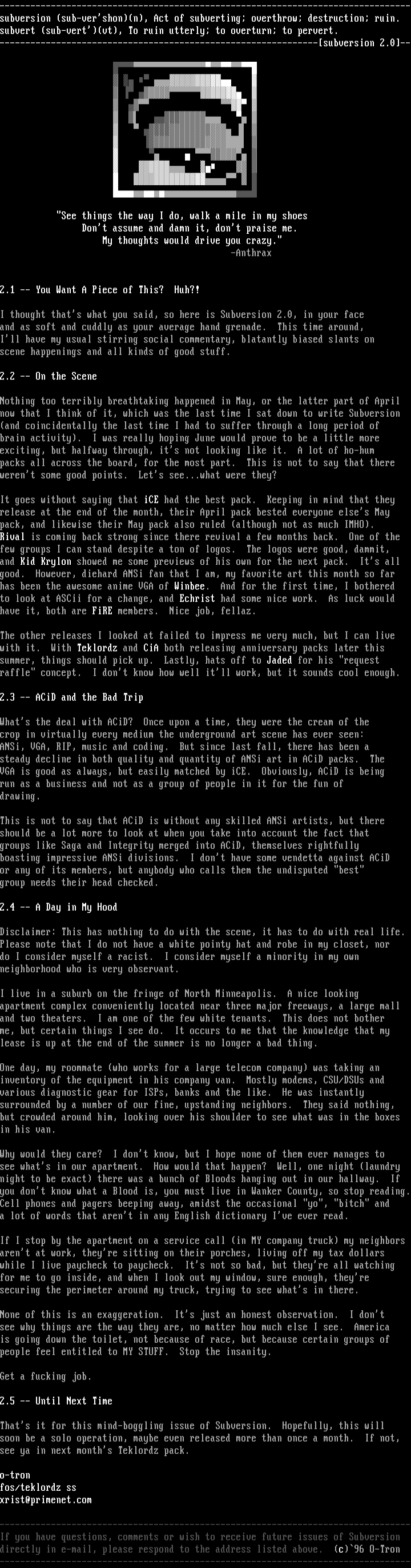 Subversion 2.0 by O-Tron