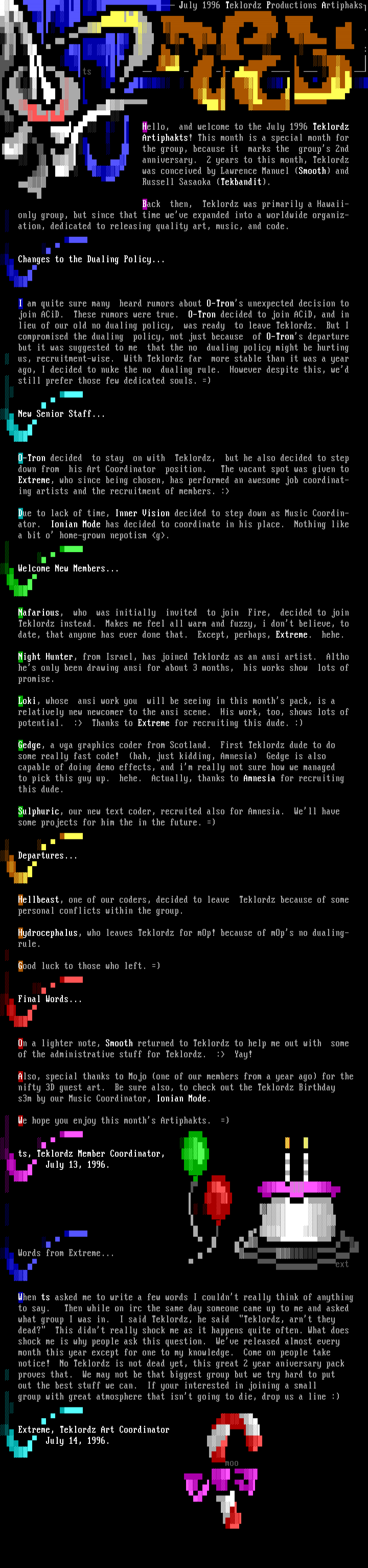 0796 TL News by TL Senior Staff