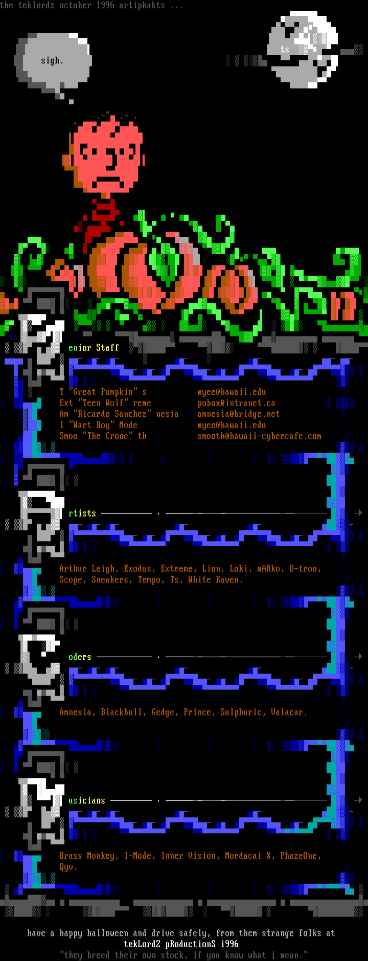 1096 Teklordz Memberlisting by TL Senior Staff