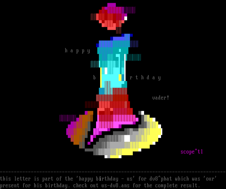 Happy Birthday by Scope