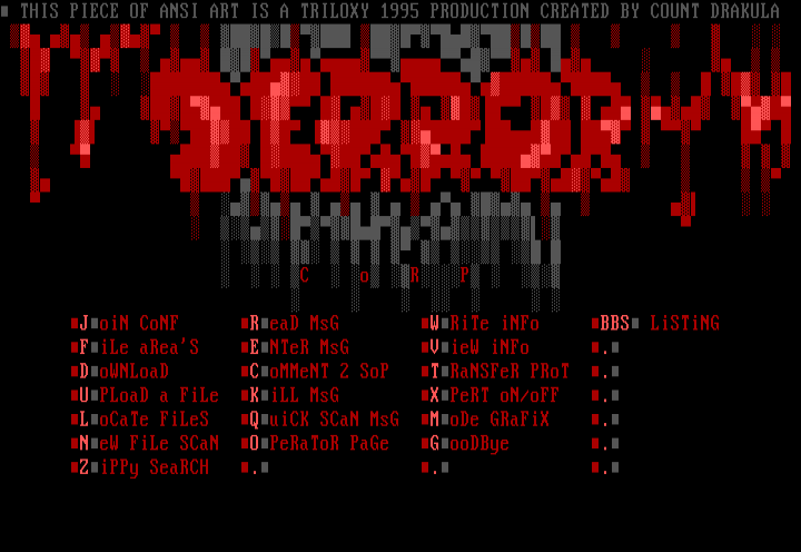 TeRRoRCoRP MaiN MeNu by CouNT DRaKuLa