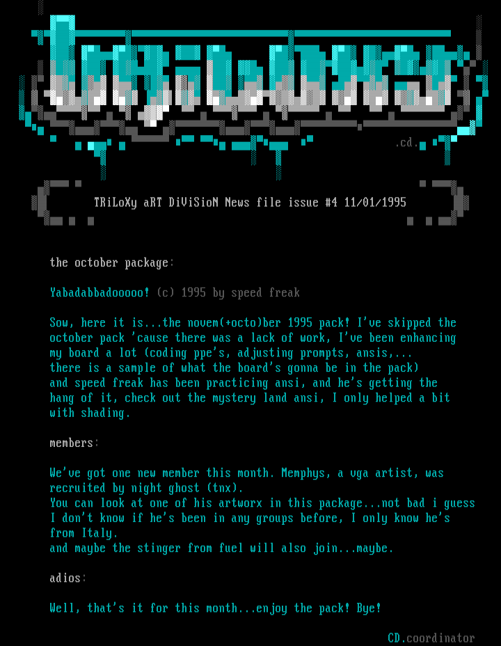 aRT DiViSioN NeWS by Triloxy art div