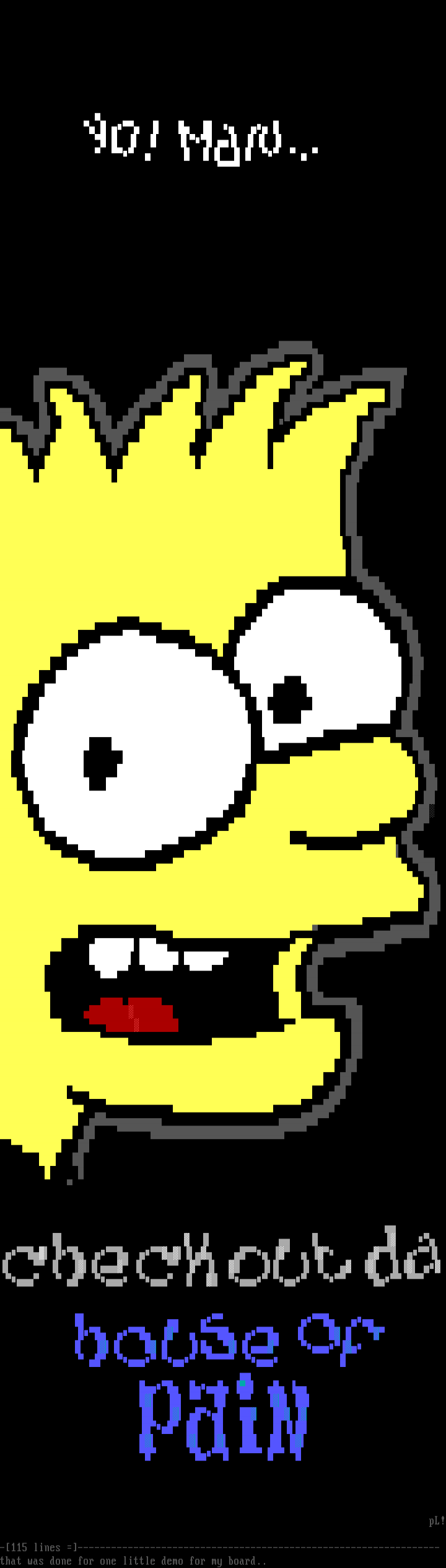 Bart Simpson by painLess