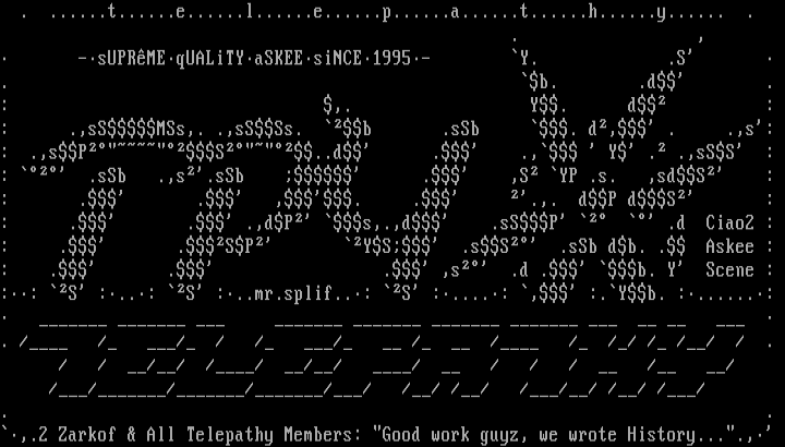 Telepathy's Last. by Splif
